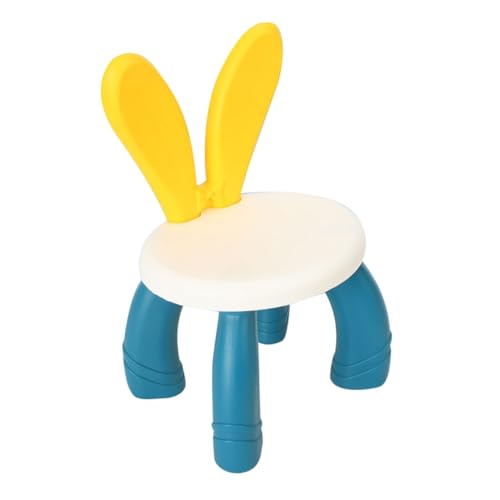 GRIRIW Hasenohren-Bank Portable Chair kinderhocker kinderhichstuhl esszimmer stühle Chairs for Living Room Sitzhocker hocker Lernhocker für den Kindergarten Leichter Hocker Plastik von GRIRIW