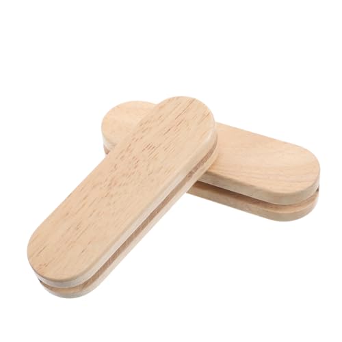GRIRIW Hitzebeständiger Pfannengriff aus Holz Kochgeschirrgriff für Bratpfannen und Pfannen Rutschfester Topfhalter Hitzeisolierend und Langlebig für Camping und Outdoor Küche von GRIRIW