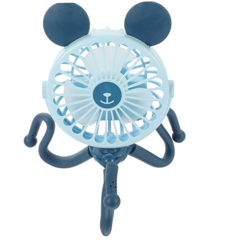 GRIRIW Kleiner Tragbarer USB für Kinderwagen Mini Handventilator für Reisen Leiser Tischventilator mit Stufenloser Geschwindigkeit für Büro und Camping Zufällige Farbe Zufällige Farbe von GRIRIW