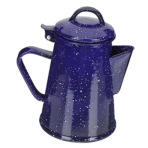 GRIRIW Küchen Emaillierte Wasserkocher Multifunktionale Kaffeekanne mit Verbrennungsgriff für Büro Zuhause und Restaurant Blauer Sternenhimmel Emaillierte GRIRIW Küchen Emaillierte Wasserkocher Multifunktionale Kaffeekanne mit Verbrennungsgriff für Büro Zuhause und Restaurant Blauer Sternenhimmel Emaillierte von GRIRIW