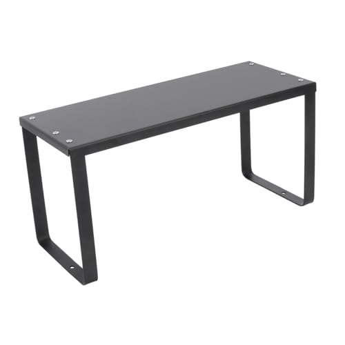 GRIRIW Küchenregal Lagerregal aus Metall Organizer Rack für Arbeitsplatte Vielseitig Einsetzbar für Geschirr und Kleinigkeiten von GRIRIW