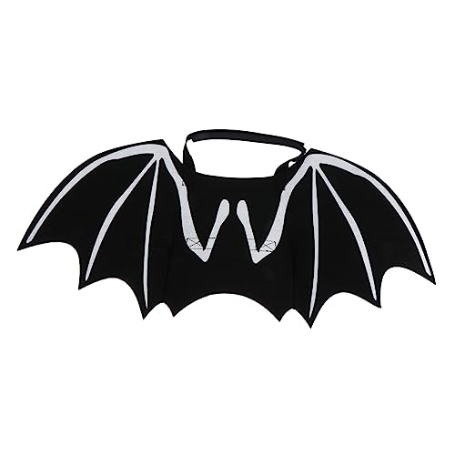 GRIRIW Luminous Pet Bat Wings Katzenkostüm Halloween Verstellbar Bequem Tierkostüm Fledermausflügel für Katzen und Kleine Hunde Kreative Kostümidee GRIRIW Luminous Pet Bat Wings Katzenkostüm Halloween Verstellbar Bequem Tierkostüm Fledermausflügel für Katzen und Kleine Hunde Kreative Kostümidee von GRIRIW