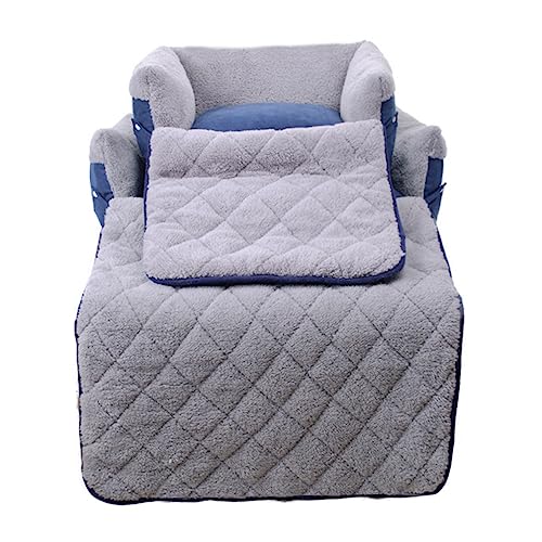 GRIRIW Multifunktionales Klapphundesofa Bett für Kleine und Mittelgroße Hunde Waschbar rutschfest Komfortabel und Vielseitig Einsetzbar Blau GRIRIW Multifunktionales Klapphundesofa Bett für Kleine und Mittelgroße Hunde Waschbar rutschfest Komfortabel und Vielseitig Einsetzbar Blau von GRIRIW
