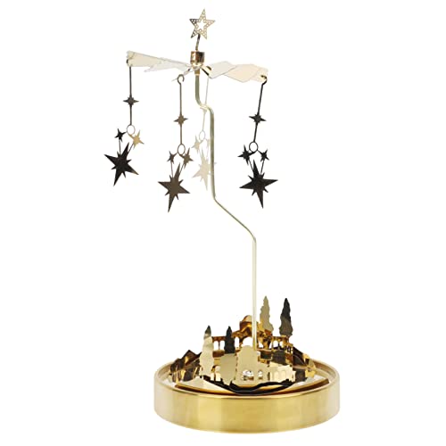GRIRIW Rotierender Kerzenhalter aus Kreative Tischdekoration für Feste Romantische Candle Stands Accessoire für Hochzeiten Partys und Gemütliche Abende von GRIRIW