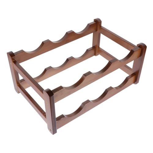 GRIRIW Rotwein Holzständer Für Flaschen Praktischer Weinflaschen Organizer Für Arbeitsplatte Eleganter Hotel Weinhalter Aus Hochwertigem Für Bar GRIRIW Rotwein Holzständer Für Flaschen Praktischer Weinflaschen Organizer Für Arbeitsplatte Eleganter Hotel Weinhalter Aus Hochwertigem Für Bar von GRIRIW