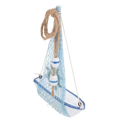 GRIRIW Segelboot Modell aus Holz Dekorative Tischdeko für Schlafzimmer Wohnzimmer und Büro Rustikales Mini Segelboot als Ornament und Kuchen Dekoration GRIRIW Segelboot Modell aus Holz Dekorative Tischdeko für Schlafzimmer Wohnzimmer und Büro Rustikales Mini Segelboot als Ornament und Kuchen Dekoration von GRIRIW