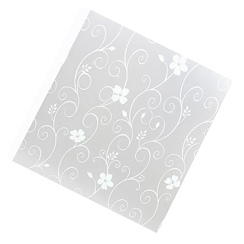 GRIRIW Selbstklebende Mattierte Fensteraufkleber Sichtschutzfolie Aufkleber Für Badezimmer Und Küche Zum Anbringen Und Wiederverwenden 45 X 100 Cm Weiß GRIRIW Selbstklebende Mattierte Fensteraufkleber Sichtschutzfolie Aufkleber Für Badezimmer Und Küche Zum Anbringen Und Wiederverwenden 45 X 100 Cm Weiß von GRIRIW