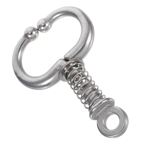 GRIRIW Stabile Rindernasenringe aus Langlebigem Material mit Federbelastetem Mechanismus für Effektive Viehkontrolle Komfortables Design Einfache Handhabung Geeignet für GRIRIW Stabile Rindernasenringe aus Langlebigem Material mit Federbelastetem Mechanismus für Effektive Viehkontrolle Komfortables Design Einfache Handhabung Geeignet für von GRIRIW