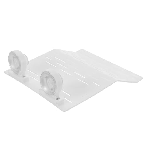 GRIRIW Stabile Verschiebbare Schildkröten Sonnenplattform aus Kunststoff Schwimmende Terrasse und Ruheplatz für Aquarium Vielseitiges Terrarienzubehör für Schildkröten und Weiß GRIRIW Stabile Verschiebbare Schildkröten Sonnenplattform aus Kunststoff Schwimmende Terrasse und Ruheplatz für Aquarium Vielseitiges Terrarienzubehör für Schildkröten und Weiß von GRIRIW