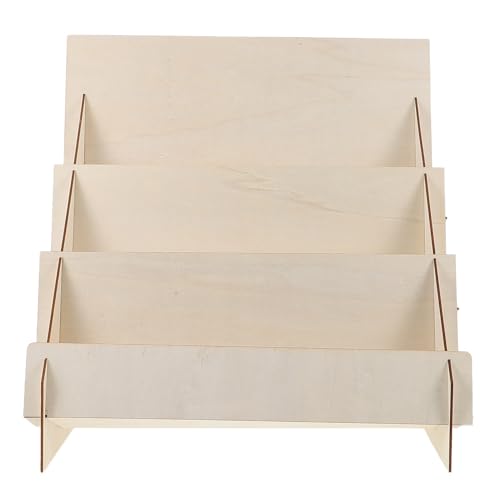 GRIRIW Stufiges Holzständer Kartenhalter DIY Organizer für Postkarten Broschüren Telefonaufbewahrung Stabil Natürlicher Holzständer für Büro Schreibtisch Retail GRIRIW Stufiges Holzständer Kartenhalter DIY Organizer für Postkarten Broschüren Telefonaufbewahrung Stabil Natürlicher Holzständer für Büro Schreibtisch Retail von GRIRIW