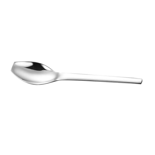 GRIRIW Suppenlöffel Hochwertiger Servierlöffel mit Ergonomischem Griff für Handling für Suppen Heiße Töpfe und Restaurantgebrauch Spülmaschinenfest und Rostfrei Großer Polierter Löffel von GRIRIW