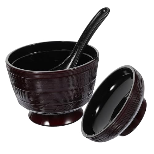 GRIRIW Suppenschüssel 1 Satz Miso-suppenschale Mikrowellengeeignete Ramenschale Japanischer Japanische Servierschalen Dampfsuppenschüssel Wan-tan-schüssel Empfindlich Futternapf von GRIRIW