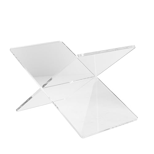 GRIRIW Transparenter Buchständer aus Acryl X Förmiger Bücherhalter für Musiknoten Lernmaterialien und Kochbücher für Schreibtisch und Zuhause GRIRIW Transparenter Buchständer aus Acryl X Förmiger Bücherhalter für Musiknoten Lernmaterialien und Kochbücher für Schreibtisch und Zuhause von GRIRIW