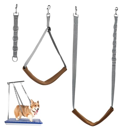 GRIRIW Verstellbares Hundepflege Set aus Strapazierfähigem mit Drehbarem Clip für Sicheres Grooming von Kleinen und Mittelgroßen Hunden Anpassbare für Optimalen von GRIRIW