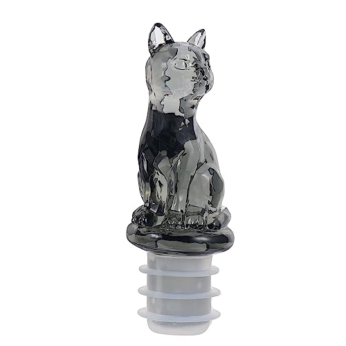 GRIRIW Silikon Weinflaschenstopfen Katze Design Weinflaschenverschluss Für Restaurant Hotel Bar Party Hausgebrauch Mit Dichtungsstecker von GRIRIW