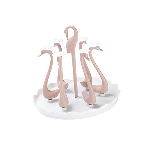 GRIRIW Wunderschöner und Becherhalter im Schwan Design Poliges Abtropfgestell aus Hochwertigem Kunststoff für Stilvolle Aufbewahrung und Dekoration Küche Restaurant und Hotel Rosa GRIRIW Wunderschöner und Becherhalter im Schwan Design Poliges Abtropfgestell aus Hochwertigem Kunststoff für Stilvolle Aufbewahrung und Dekoration Küche Restaurant und Hotel Rosa von GRIRIW