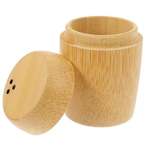 GRIRIW Zahnstocherhalter aus Holz Praktischer Zahnstocher Spender für Zuhause Stilvolles Design mit Drei Löchern zur Einfachen Entnahme für Früchte Desserts und GRIRIW Zahnstocherhalter aus Holz Praktischer Zahnstocher Spender für Zuhause Stilvolles Design mit Drei Löchern zur Einfachen Entnahme für Früchte Desserts und von GRIRIW