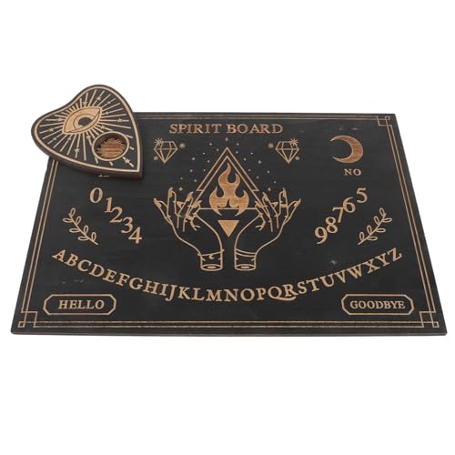 GRIRIW Spirit Board Pendel Holz Altar Dekoration Zubehör Metaphysisches Werkzeug Home Altar Accessoire von GRIRIW