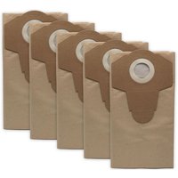 Grizzly Tools - Papierfilterbeutel 5er 30L passend für Einhell th-vc 1820 s Staubsaugerbeutel von GRIZZLY TOOLS