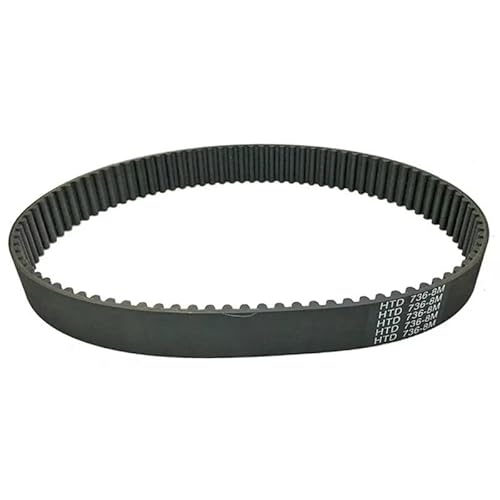 1 stück HTD 8M Zahnriemen Länge 1312~1480mm Breite 50/60mm Geschlossen Schleife Gummiband(8M-1336mm,1pc/60mm) von GRJAVQMY