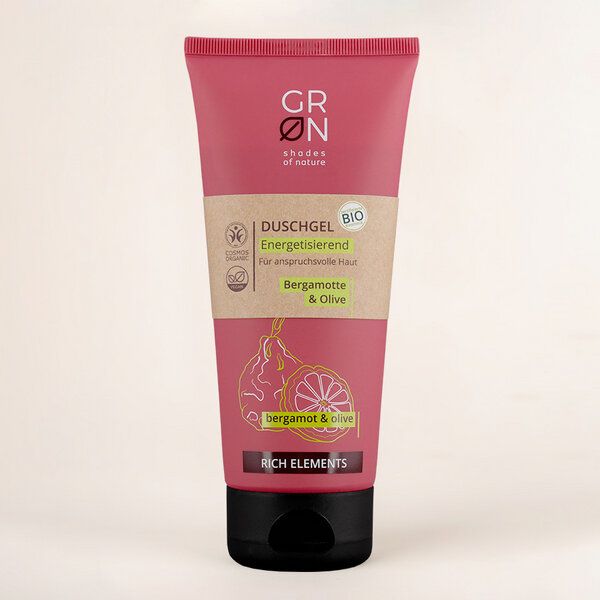 GRN [GRÜN] Duschgel Energetisierend - Bio-Olive & Bio-Bergamotte - vegan von GRN [GRÜN]