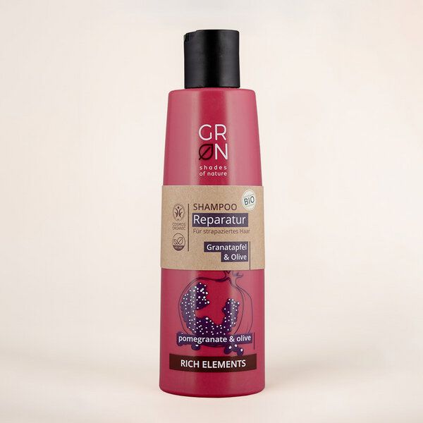 GRN [GRÜN] Shampoo Reparatur - Bio-Olive & Bio-Granatapfel - vegan von GRN [GRÜN]