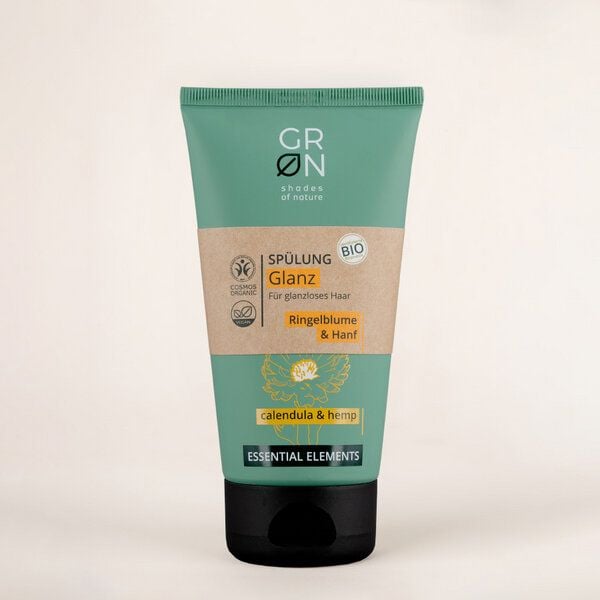 GRN [GRÜN] Spülung Glanz - Bio-Hanf & Bio-Ringelblume - stumpfes Haar von GRN [GRÜN]