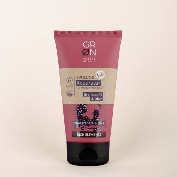 GRN [GRÜN] Spülung Reparatur - Bio-Olive & Bio-Granatapfel - vegan von GRN [GRÜN]