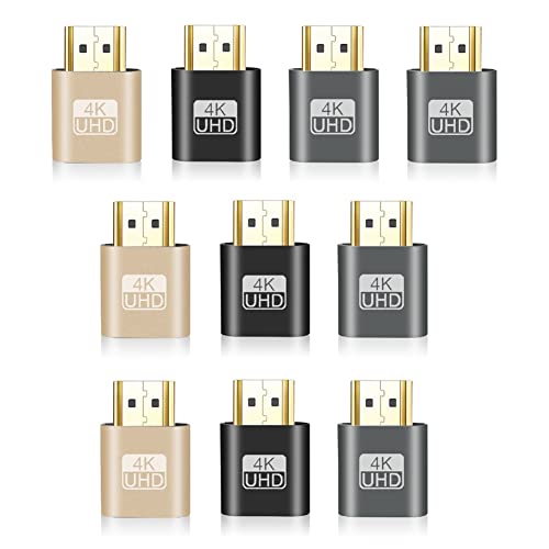 GROCKSTR 10 Stück 4K EDID Blindstecker Headless Ghost Display Emulator Grafikkarte Sicherungsplatte Displayport Dummy Display Stecker GROCKSTR 10 Stück 4K EDID Blindstecker Headless Ghost Display Emulator Grafikkarte Sicherungsplatte Displayport Dummy Display Stecker von GROCKSTR