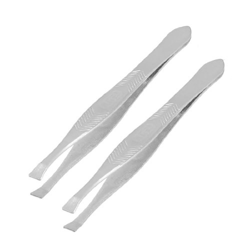 GROCKSTR 2 Stueck Gerade Spitze Metall-Augenbrauen-Pinzette-Trimmer fuer Damen GROCKSTR 2 Stueck Gerade Spitze Metall-Augenbrauen-Pinzette-Trimmer fuer Damen von GROCKSTR