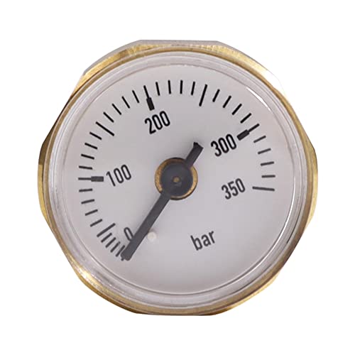 GROCKSTR ED 28 Mm PräZisions-Luftdruckmesser Manometer 350 Bar mit 1/8 BSP-Gewinde für PCP-Adapter GROCKSTR ED 28 Mm PräZisions-Luftdruckmesser Manometer 350 Bar mit 1/8 BSP-Gewinde für PCP-Adapter von GROCKSTR