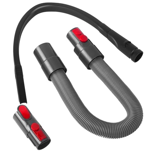 GROFIS 4er Set Staubsauger Zubehör mit Ersatz Stretch Schlauch Verlängerung, Flexible Verlängerte Fugendüse, Schalterverschluss und Adapter für Dyson V15 V11 V10 V8 V7, Reinigung von Ecken und Lücken GROFIS 4er Set Staubsauger Zubehör mit Ersatz Stretch Schlauch Verlängerung, Flexible Verlängerte Fugendüse, Schalterverschluss und Adapter für Dyson V15 V11 V10 V8 V7, Reinigung von Ecken und Lücken von GROFIS