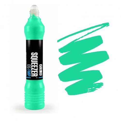 Grog 05 Squeezer – 5 mm Nachfüllbarer Paint Marker Kugelschreiber – von Graff-City Miami Green - SM20P-28 von GROG