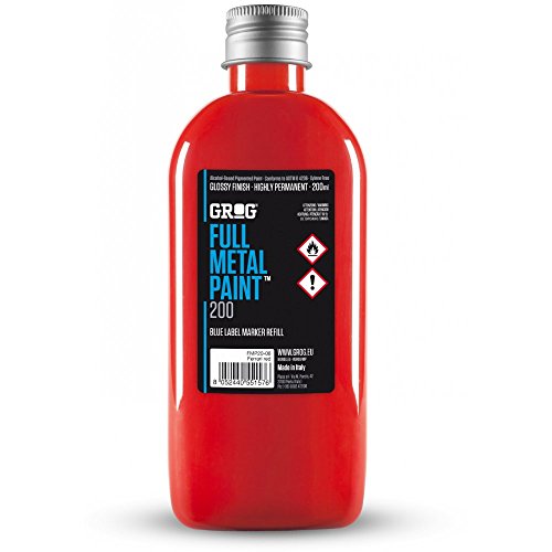 Grog Full Metal Paint 200ml - Ferrari Red by Grog von GROG