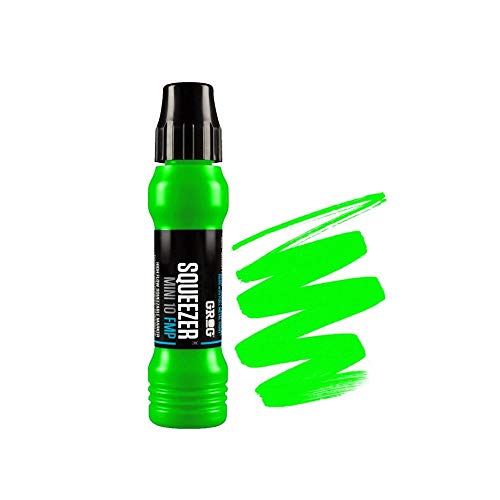 Graff-City Grog 10 Mini Markierstift, Textmarker, nachfüllbar, 10 mm Neon Green - FMP-15 von GROG
