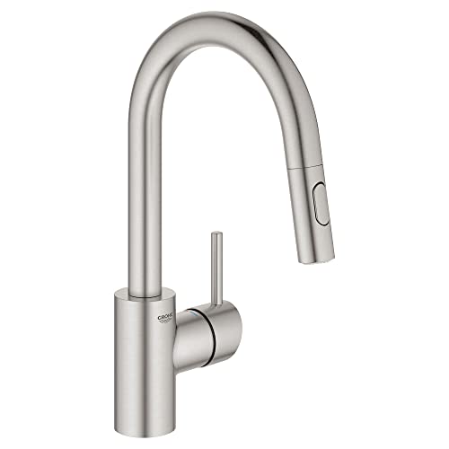 GROHE 31479DC1 Concetto Einhand-Küchenarmatur, Unendlichkeits-Finish von GROHE