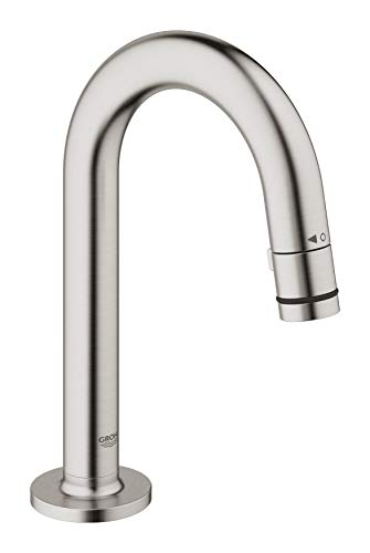 GROHE | Badarmatur - Universal Waschtisch-Standventil | C-Auslauf | supersteel | 20201DC0 GROHE | Badarmatur - Universal Waschtisch-Standventil | C-Auslauf | supersteel | 20201DC0 von GROHE