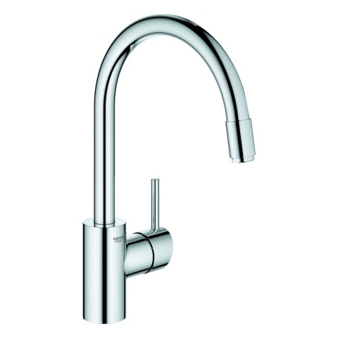 GROHE EH-SPT-Batterie Concetto 32663 h. Ausl. azb. L-Brause GROHE Zero chrom, 32663003 32663003 von Grohe