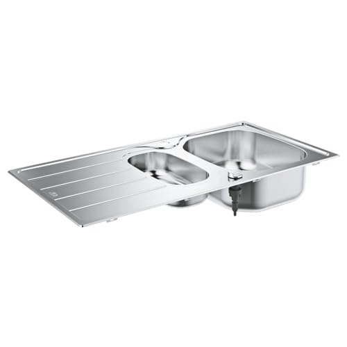 GROHE K200 | Edelstahlspüle mit Abtropffläche | edelstahl | 31564SD1 GROHE K200 | Edelstahlspüle mit Abtropffläche | edelstahl | 31564SD1 von GROHE