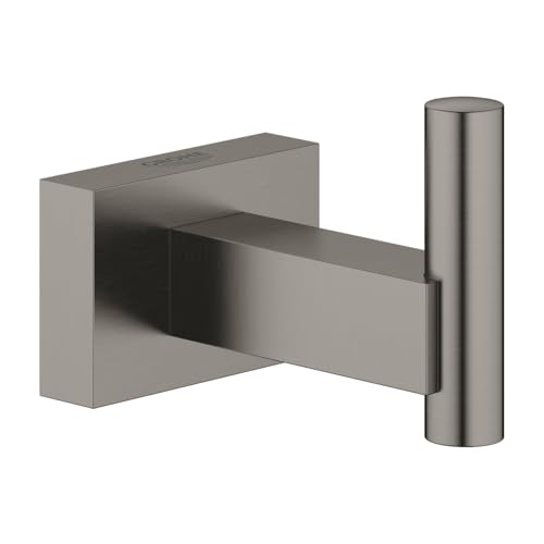 Grohe Essentials Cube Bademantelhaken, Graphit, Metall, 100%, Haken, Bademantelhaken Grohe Essentials Cube Bademantelhaken, Graphit, Metall, 100%, Haken, Bademantelhaken von GROHE
