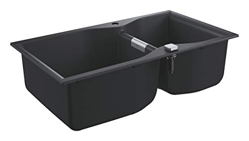 Grohe K700 Kompositspüle granit schwarz 31658AP0 90 x 50 cm von GROHE