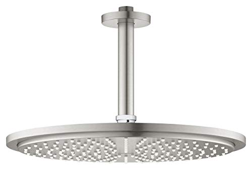 Grohe Rainshower Cosmopolitan 310 Kopfbrauseset Deckenauslass 142 mm, 26067DC0 Supersteel von GROHE
