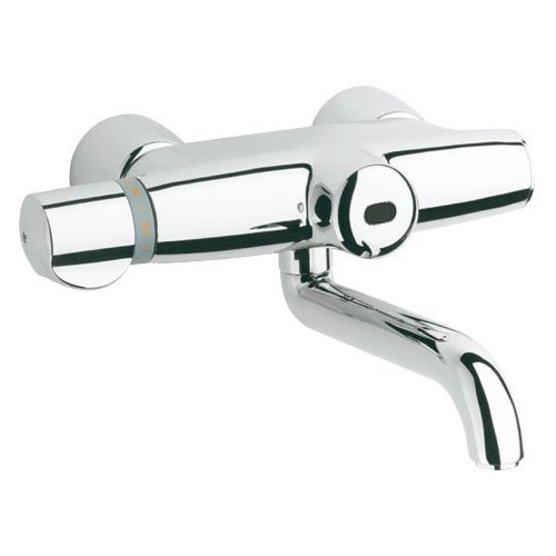 ir-wt Elektronik GROHE Europlus E 36239 mit Thermostat Batterie 6 V chrom 36239001 192 mm Auslauf von GROHE