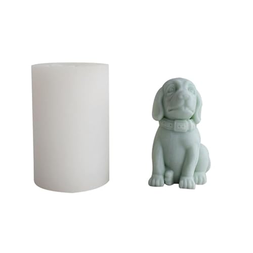 GRONGU Duftkerzenform Labrador Hunde Silikonform Schokoladenformen 3D Hunde Aromatherapie Harzform Kuchen Fondant Form DIY Hundeform Kerze Silikonform von GRONGU