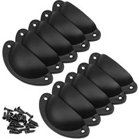 Ccykxa Türknöpfe, 10er-Set, Griffe, Vintage-Möbelknöpfe, Schubladenknöpfe aus Metall, Muschel- und Möbelknopf für Schränke, Garderobe, Kommode, Ccykxa Türknöpfe, 10er-Set, Griffe, Vintage-Möbelknöpfe, Schubladenknöpfe aus Metall, Muschel- und Möbelknopf für Schränke, Garderobe, Kommode, von GROOFOO