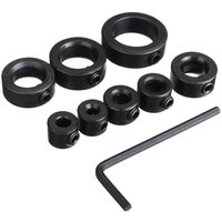 Groofoo - Tiefenanschlag, Bohrtiefenanschläge, Tiefenanschlagringe, 8 Tiefenanschlagringe, Ringpositionierer mit Sechskantschlüssel, 3-16 mm Groofoo - Tiefenanschlag, Bohrtiefenanschläge, Tiefenanschlagringe, 8 Tiefenanschlagringe, Ringpositionierer mit Sechskantschlüssel, 3-16 mm von GROOFOO