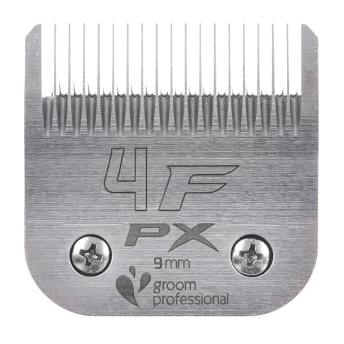 GROOM PROFESSIONAL Pro X Scherkopf für Hundepflege - Abnehmbare Scherkopf - Gehärteter Stahl - Hervorragende Verschleißfestigkeit und hervorragende Schnittleistung - Ersatzklinge - 4F von GROOM PROFESSIONAL