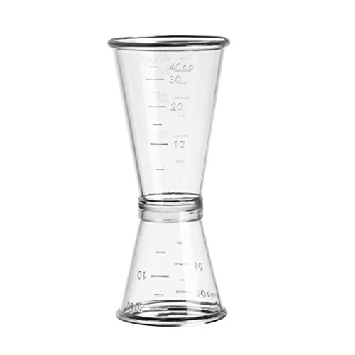 GROOMY Measuring Glass, Jigger Single Double Shot Cocktail Wine Short Drink Measure Cup S/L Bar Party- Large von GROOMY