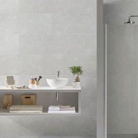 Grosfillex - Kunststoffpaneele Element Compact 120 x 37,5 cm 8 mm Beton grau Paneele von GROSFILLEX