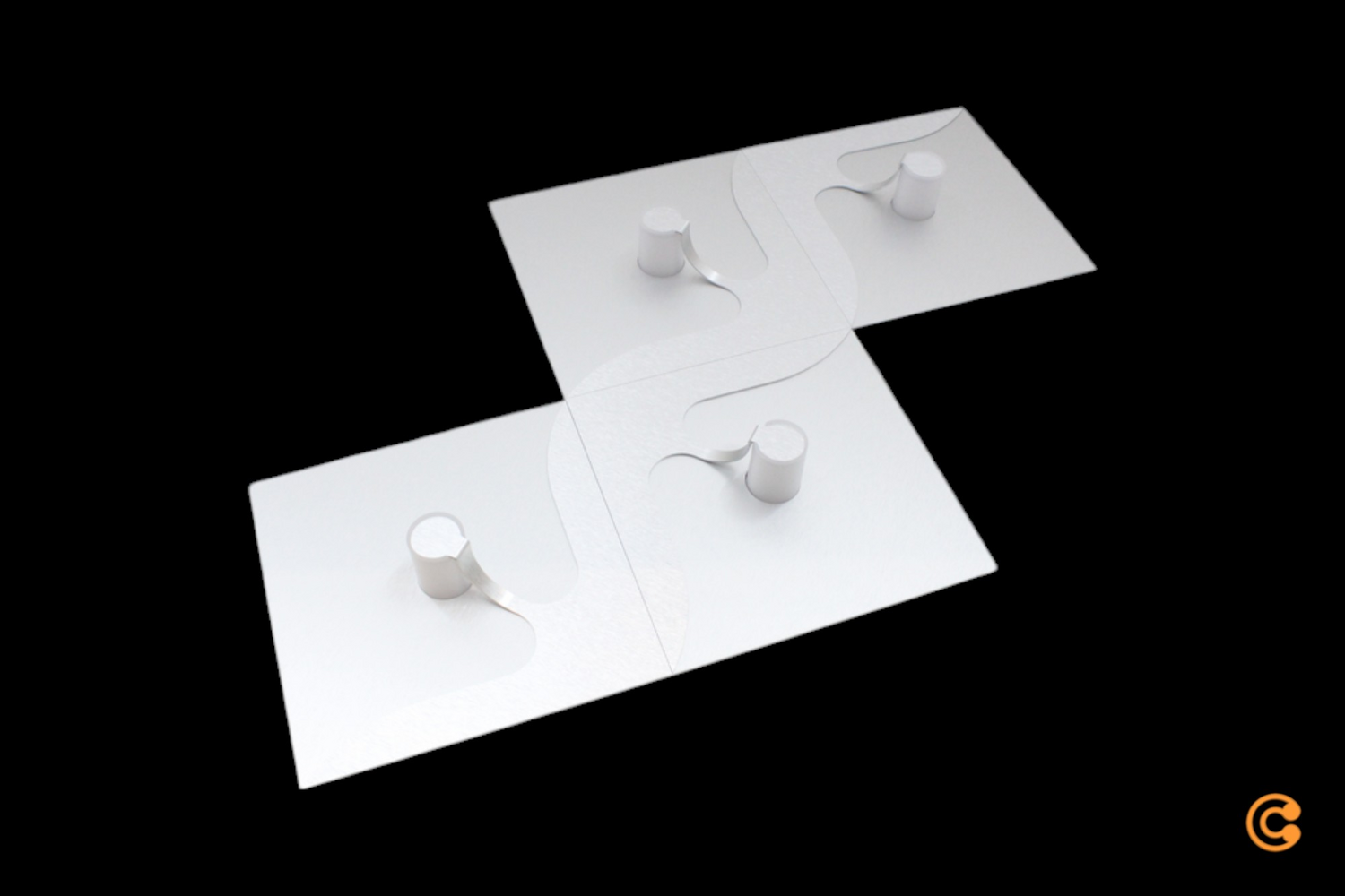 Grossmann Wand  Und Deckenleuchte Flow Deckenlampe Deckenlicht Leuchte Lampen B-Ware von GROSSMANN